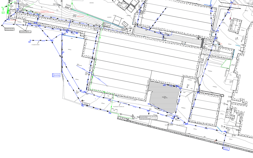 The Surface water pipe can then be traced to the "Culverted Water course" i.e a brook, beck which goes direct to the wenning.