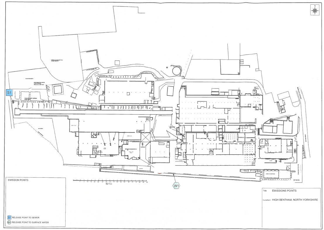 Showing Release points on their Site map.